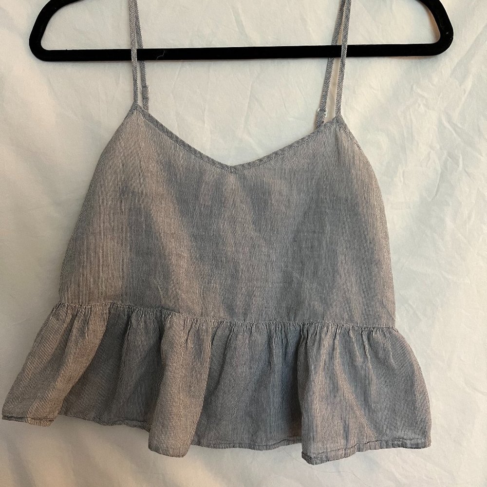 BCBG peplum tank